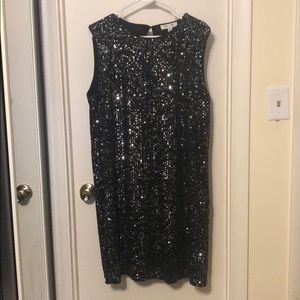 Black cocktail dress